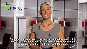 Stratus Video Interpreting: Video Call Centers - Captioned