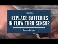 TechnoRV TST 507 Learning Series: Replacing the TST 507  Flow Thru Sensor Battery