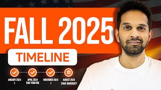 Fall 2025 MS Application Timeline ✅ | Your Ultimate Guide | MS in USA