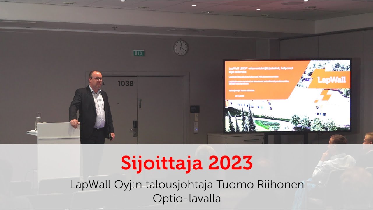Sijoittaja 2023 - Tuomo Riihonen