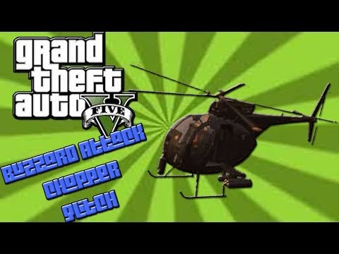 GTA 5 - How To Get The Buzzard Attack Chopper Without Being Level 42
