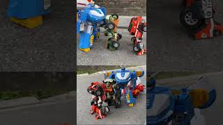 When you accidentally kick a Tobot Tobot Car... #shorts #tobot #carbot #superwings #crashtest