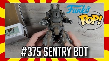 FUNCO POP #375 FALLOUT SENTRY BOT 6 INCH VERSION