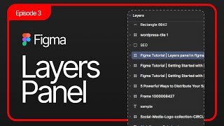 Figma Tutorial | Layers panel in figma | EP 3 Figma Tutorial | Layers panel in figma | EP 3