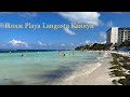 Пляж Playa Langosta в Канкуне Мексика