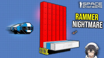 I Was Wrong About Explosive Armor, This is The Rammer Destroyer, Space Engineers