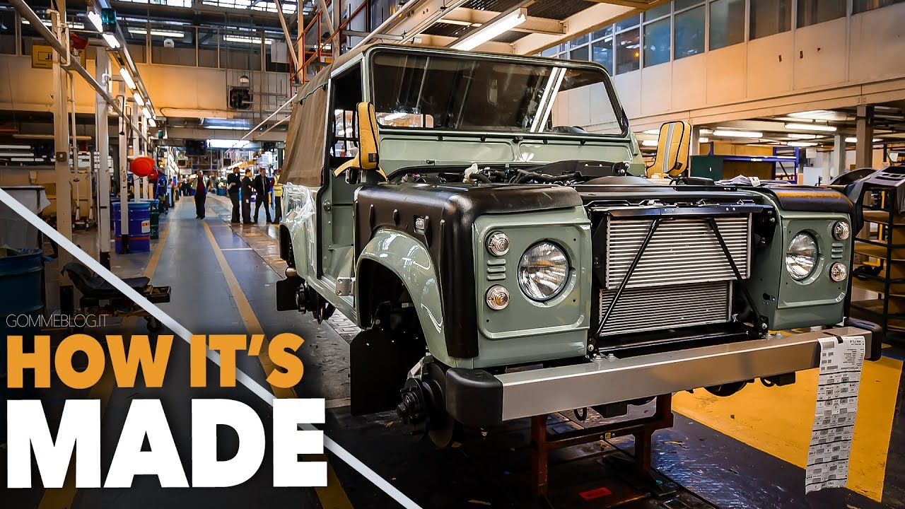 was Speel Worden Land Rover Defender HOW IT'S MADE - Car Factory Assembly Line Production  Manufacturing - YouTube