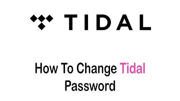 How To Change Tidal Password (2022) | Change Password on TIDAL App
