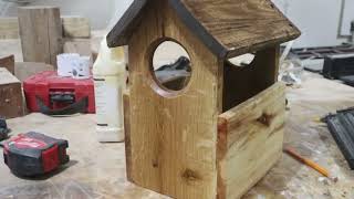MAKING A ROBIN BIRDHOUSE by Worthy Woodworks 1,080 views 1 year ago 9 minutes, 8 seconds