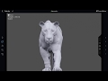 Cached vertex animation playback on an iPad: Zeke the Lion