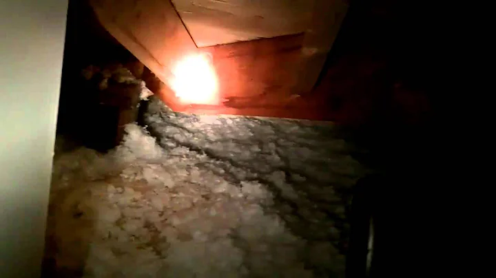 Dangerous split roof rafter found by Franklin TN A+ Home Inspections' Steve Traylor