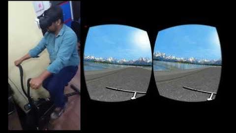 VR Cycle for Cardboard with IOT Device By Augmentworks