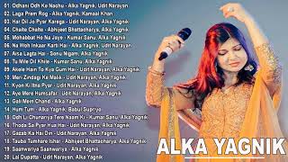 90's Evergreen Bollywood Songs Alka Yagnik - Hindi Romantic Melodies SOngs Alka Yagnik | 2020