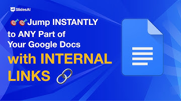 How to Create Internal Links in Google Docs (Headings & Bookmarks)