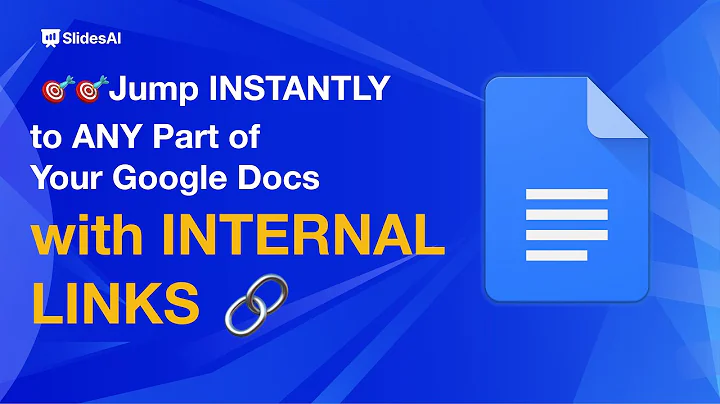 How to Create Internal Links in Google Docs (Headings & Bookmarks)