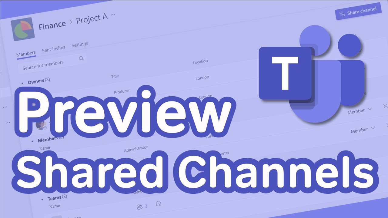 Microsoft Teams Shared Channels Preview YouTube
