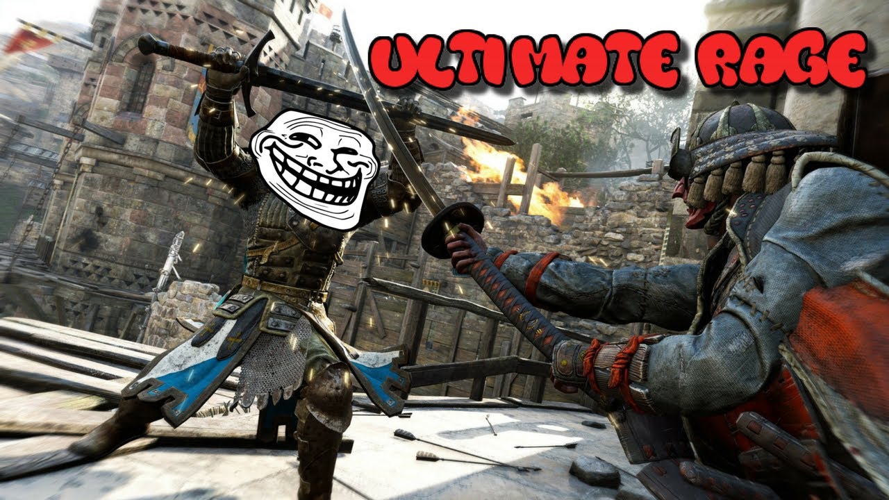 Extremely Salty Kid Rages During 1V1 on For Honor