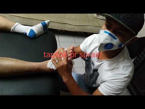paano ayusin ang tapilok or sprain very simple adjustment ☺️👌