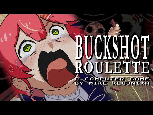 【 Buckshot Roulette 】話題の命懸けギャンブルで賭け狂うにぇ～～～～～い‼【ホロライブ/さくらみこ】のサムネイル