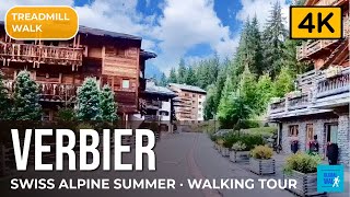 Verbier 4K Sunrise Walking Tour — Swiss Alps Village