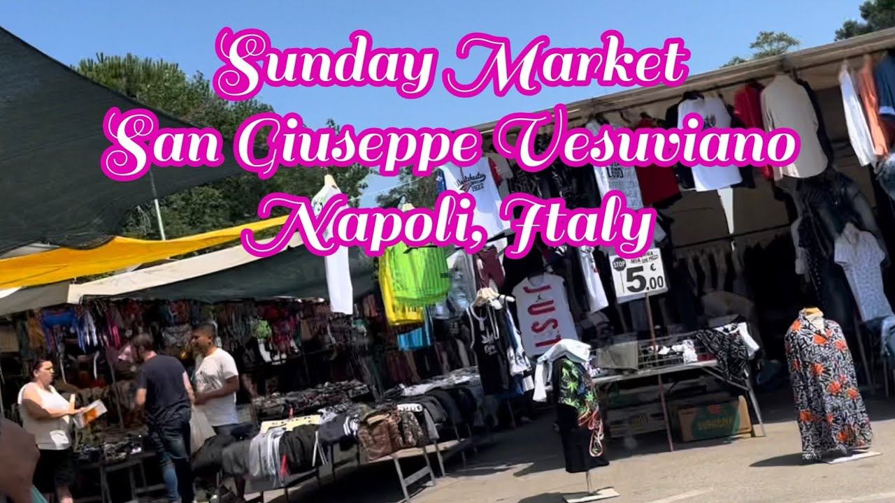 Sunday Market San Giuseppe Vesuviano, Napoli, Italy || Italy