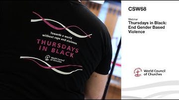 #CSW68 Thursdays in Black: End Gender Based Violence