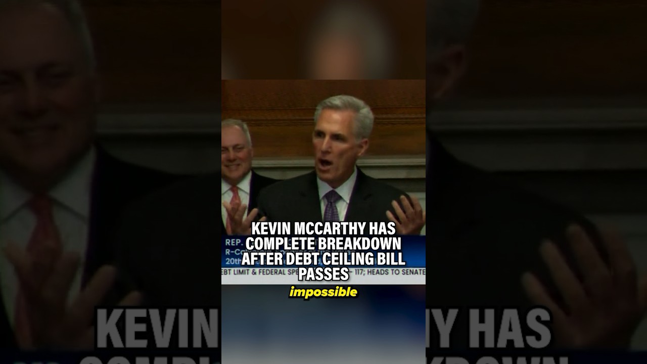 Kevin McCarthy has humiliating nervous breakdown after debt ceiling bill passes