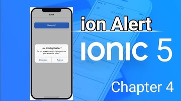 ionic 5 tutorials | how to create alert in ionic | ionic 5 alert | chapter 4