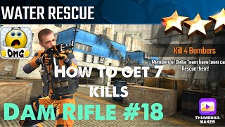 Water Rescue, Sniper Strike Special Ops mission #18-Dam (rifle/zone 15) screenshot 2