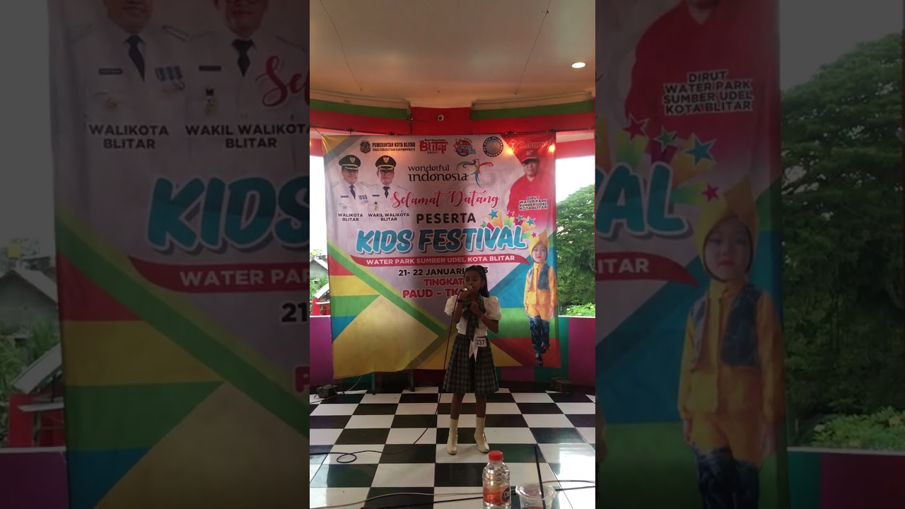 Lomba Karaoke “kids festival Kota Blitar” by : Waterpark Sumber Udel
