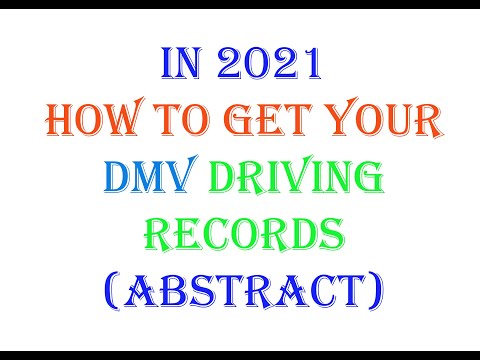 Video: Jak mohu zkontrolovat svůj záznam DMV?