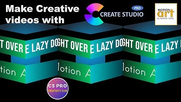CreateStudio Pro Users - Infinity Rolling Text Cube
