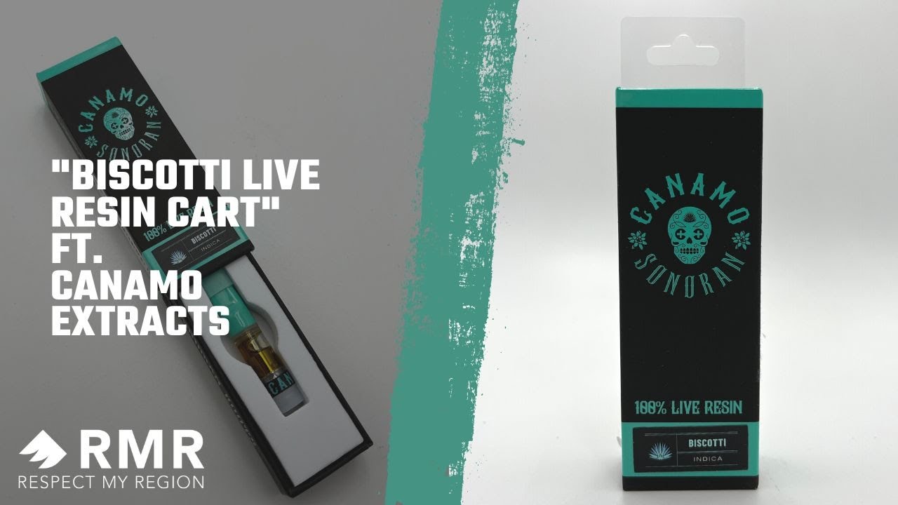 Canamo Extracts Biscotti Live Resin Vape Cart From Ponderosa Dispensary In Glendale, AZ