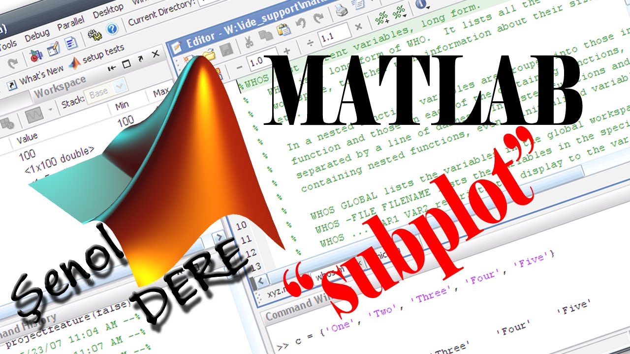 MATLAB "subplot" Komutu ile Grafik Çizimi GRAFİKDERS 3 YouTube