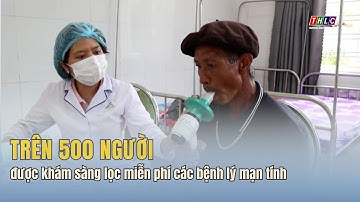 Trên 500 người được khám sàng lọc miễn phí các bệnh lý mạn tính  | THLC