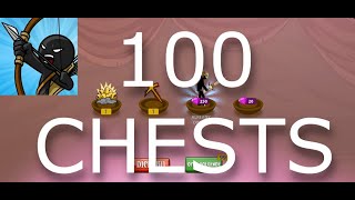 Stick War: Legacy - 100 Chest Opening - (Android, iOS)