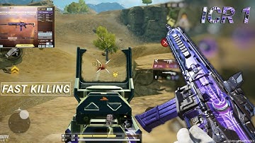 0 RECOIL in MID RANGE + FAST KILLING | BEST ICR 1 GUNSMITH CODM BR | CODM BR GAMEPLAY