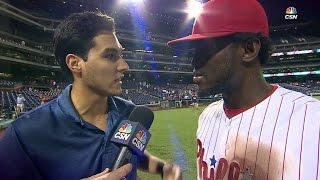 CWS@PHI: Herrera on his hot streak at the plate