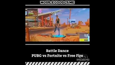Battle Dance PUBG Vs FORTNITE Vs Free Fire 🔥