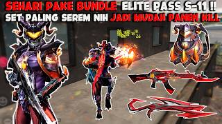 ONE DAY USING ELITE PASS S11‼️ENEMIES BECOME AFRAID - FREE FIRE INDONESIA