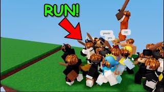i TRAPPED 50 players here.. (Roblox Bedwars)