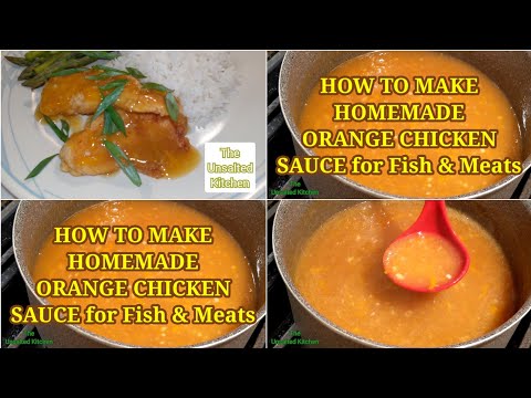 Video: How To Make Orange Sauce For Meat