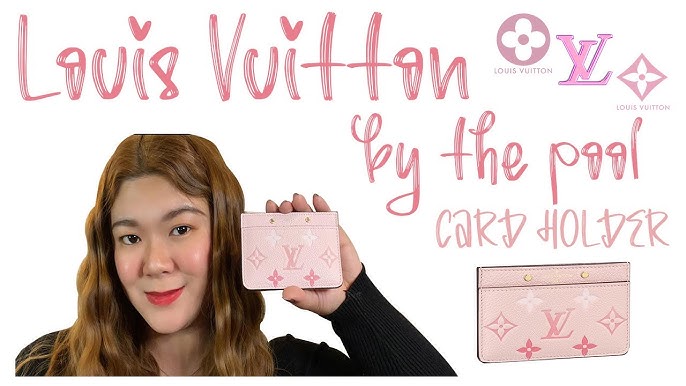 Louis Vuitton unboxing CARD HOLDER Daily in Damier Rose Papaye