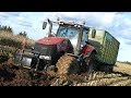 Case IH 340 Magnum CVX Digs It Self into The Ground | Saved By Unimog Rescue | DK Agriculture