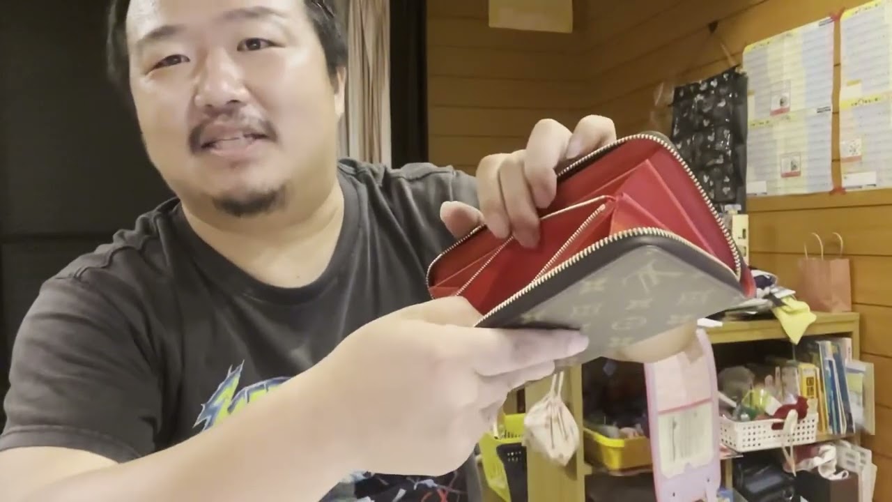 LOUIS VUITTON ジッピー・ウォレット モノグラム コクリコ 長財布 開封 