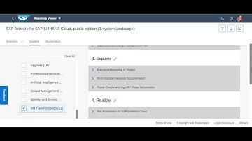 SAP Activate Minute - XM Transformation
