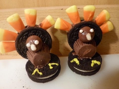 Thanksgiving Oreo Turkeys - YouTube