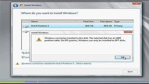 How to Convert MBR to GPT during Windows Installation