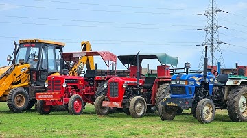 Tractor Stuck Loading Mud in Trolley | Eicher Models | Sonalika Specs | Mahindra 475 | Kubota Specs