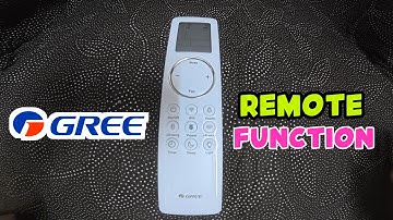 GREE AC-afstandsbedieningsinstellingen 2025 || SHIFAT